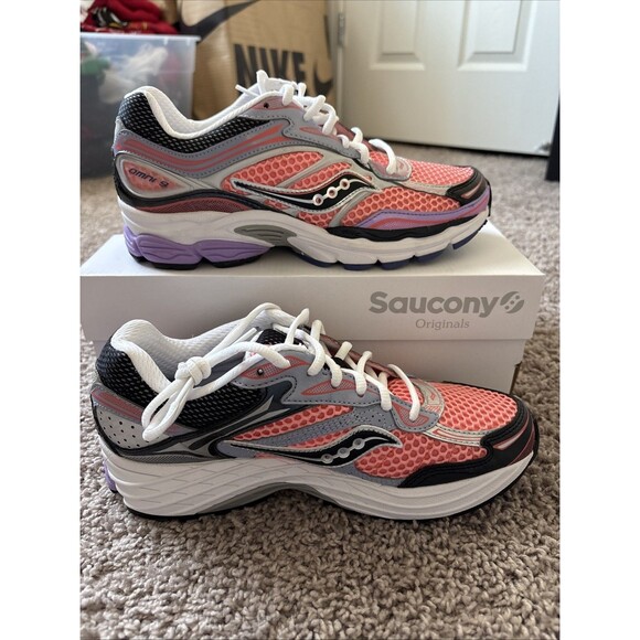 Saucony Progrid Omni 9 Pink Purple S70739-30 Mens Size 7 Women\'s Size 8.5 New main image 7